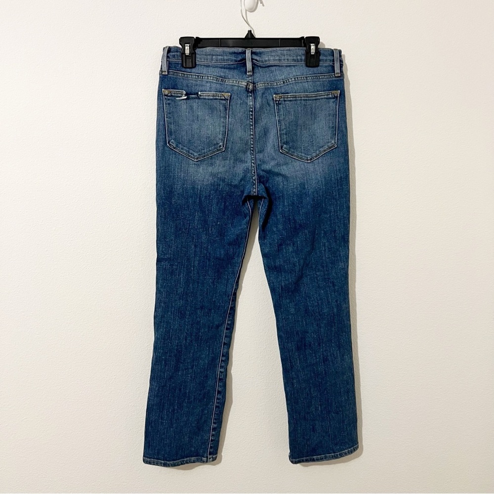 Frame Le High Straight Jeans Women's Sz 29 Distressed - Picture 6 of 9